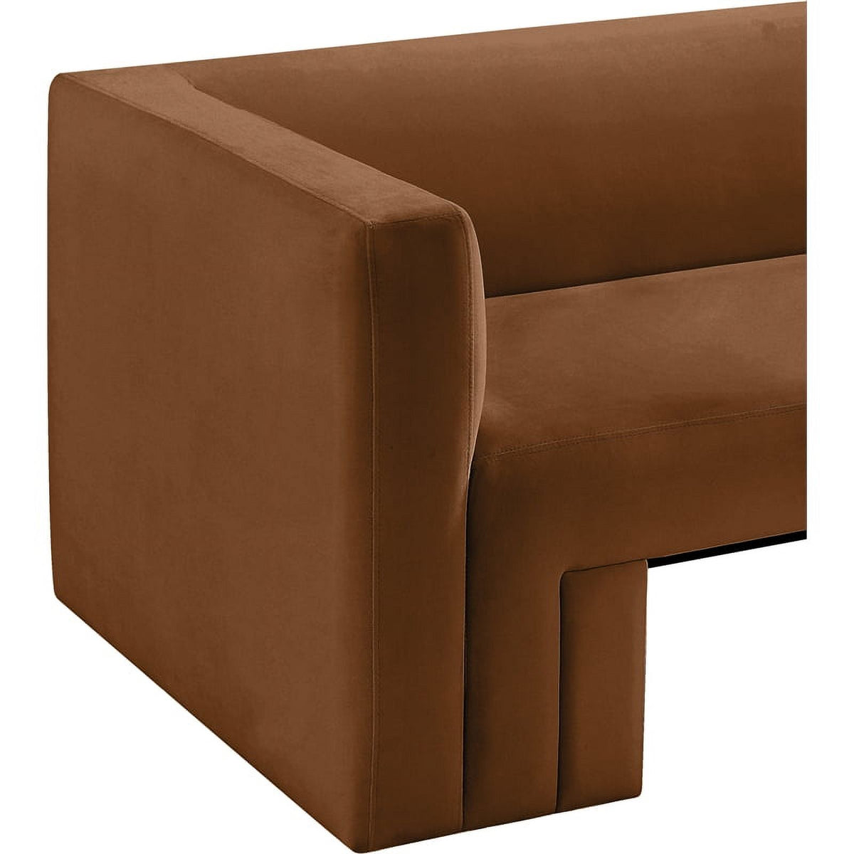 Saddle Velvet Loveseat C305
