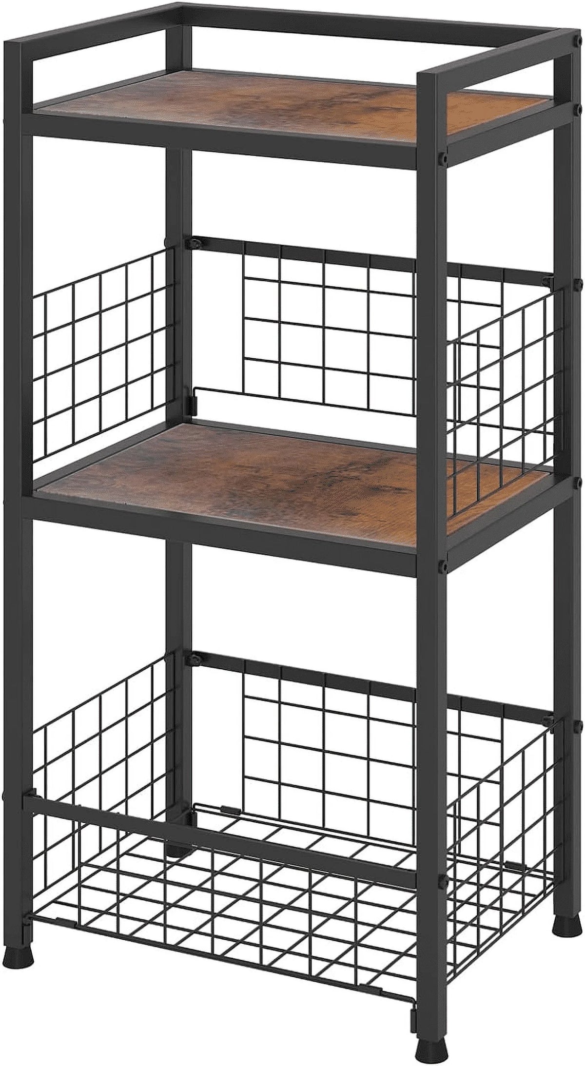 3 Tier Side Table with Open Shelf Y426