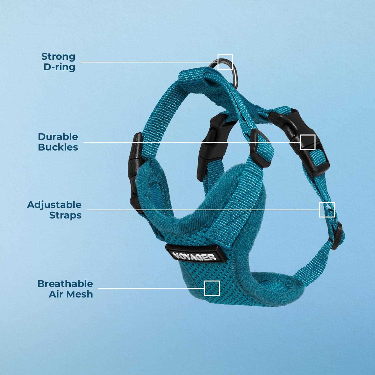 Adjustable Mesh Step-in Pet Harness G402920