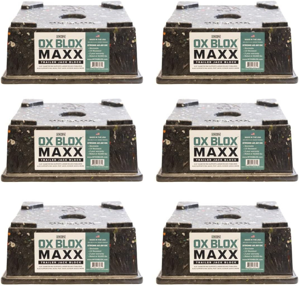 6-Pack RV Jack Block for 9 Round Feet U740817