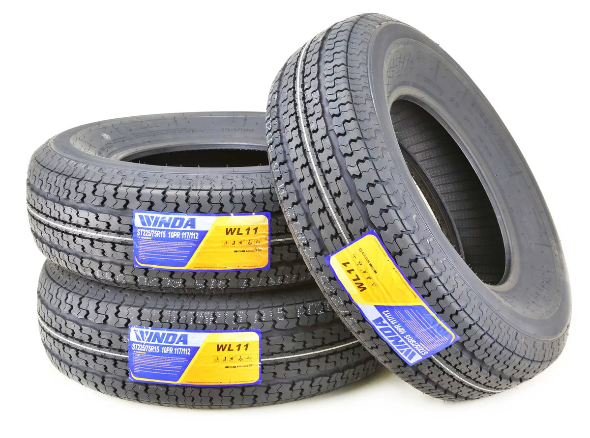 Set 4 Trailer Tire 225/75R15 10 Ply K425177