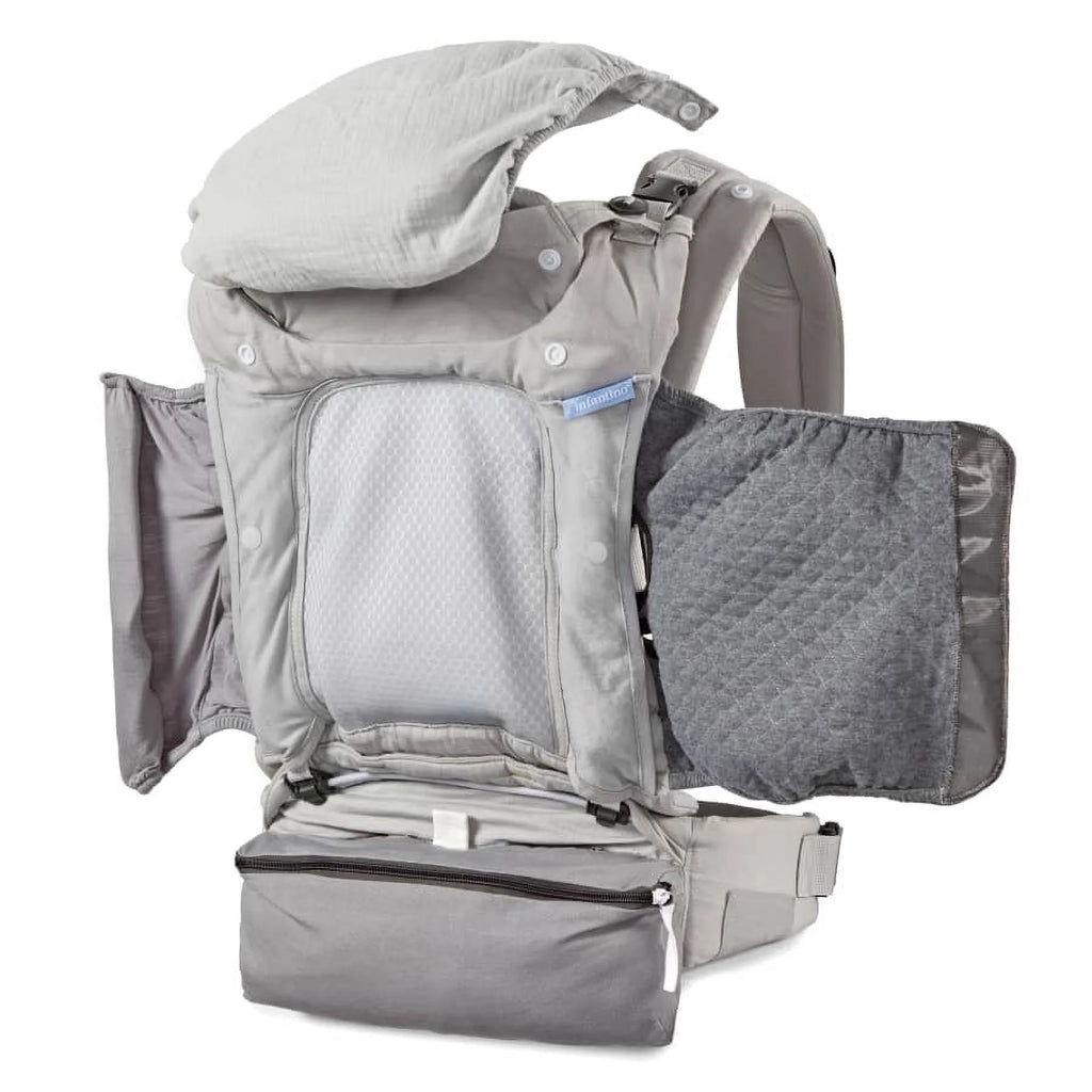 Gray 4-Position Ergonomic Baby Carrier L3631