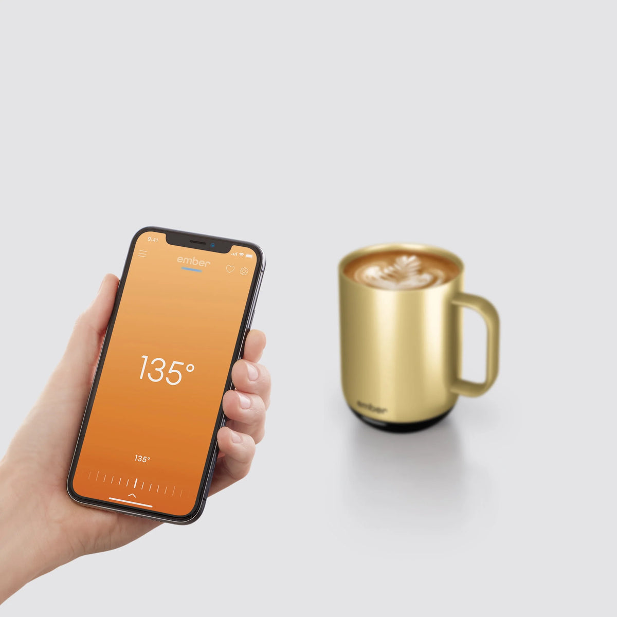 10 oz Copper Temperature Control Smart Mug I2378