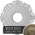 22x22OD x 6 1/4x22ID x 1 3/4x22P Hand-Painted Ceiling Medallion S165