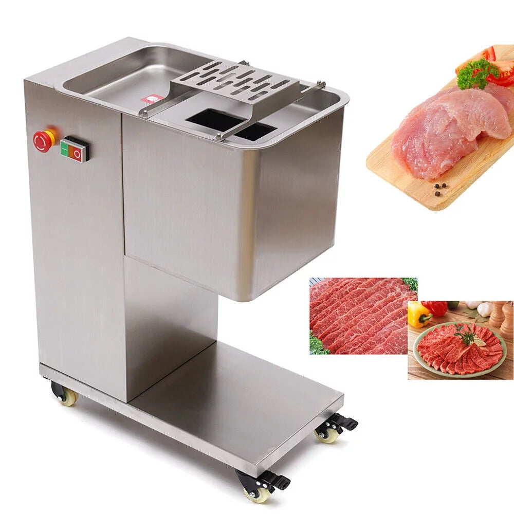 550W Meat Cutter Machine 3mm Thickness Detachable Blade V618