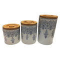Ceramic Storage Canisters set of 3 W850843