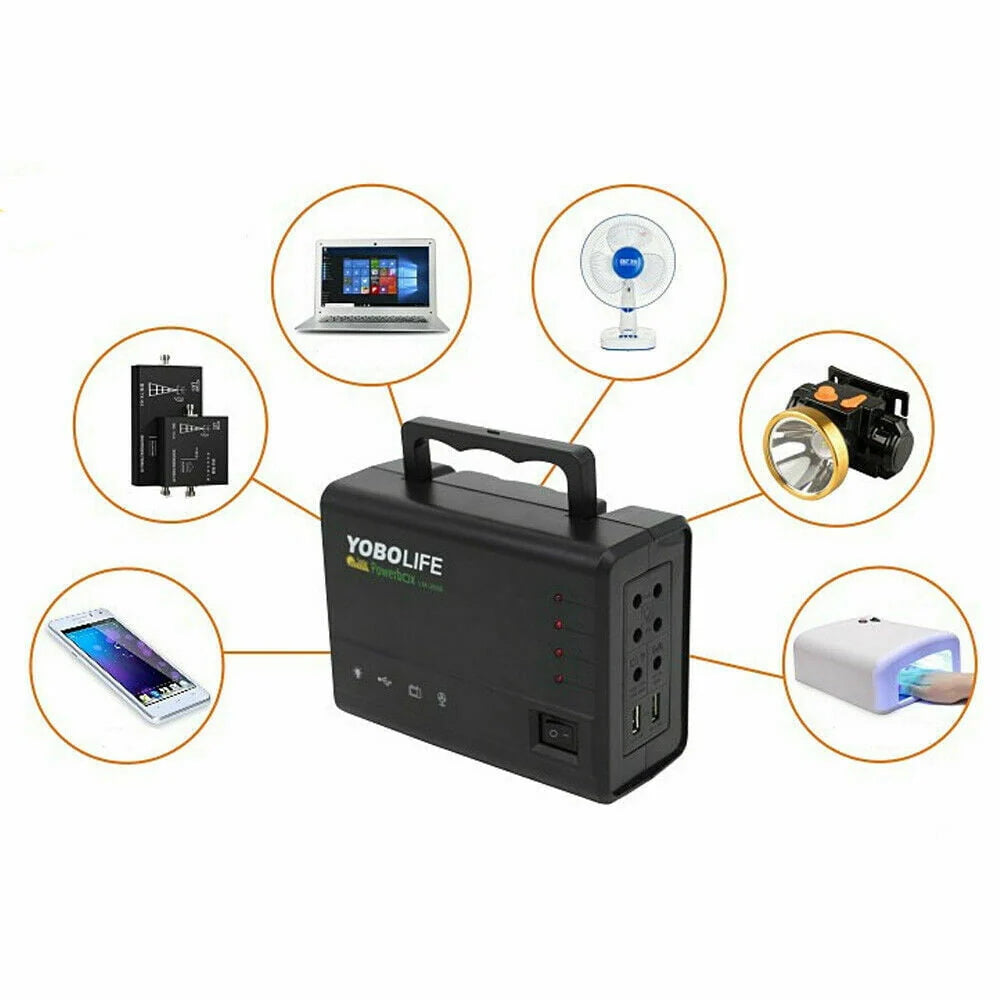 Portable Solar Panel Power Generator Kit I91874
