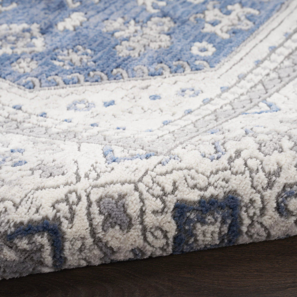 Persian Grey/Navy 8x10 Area Rug S124784