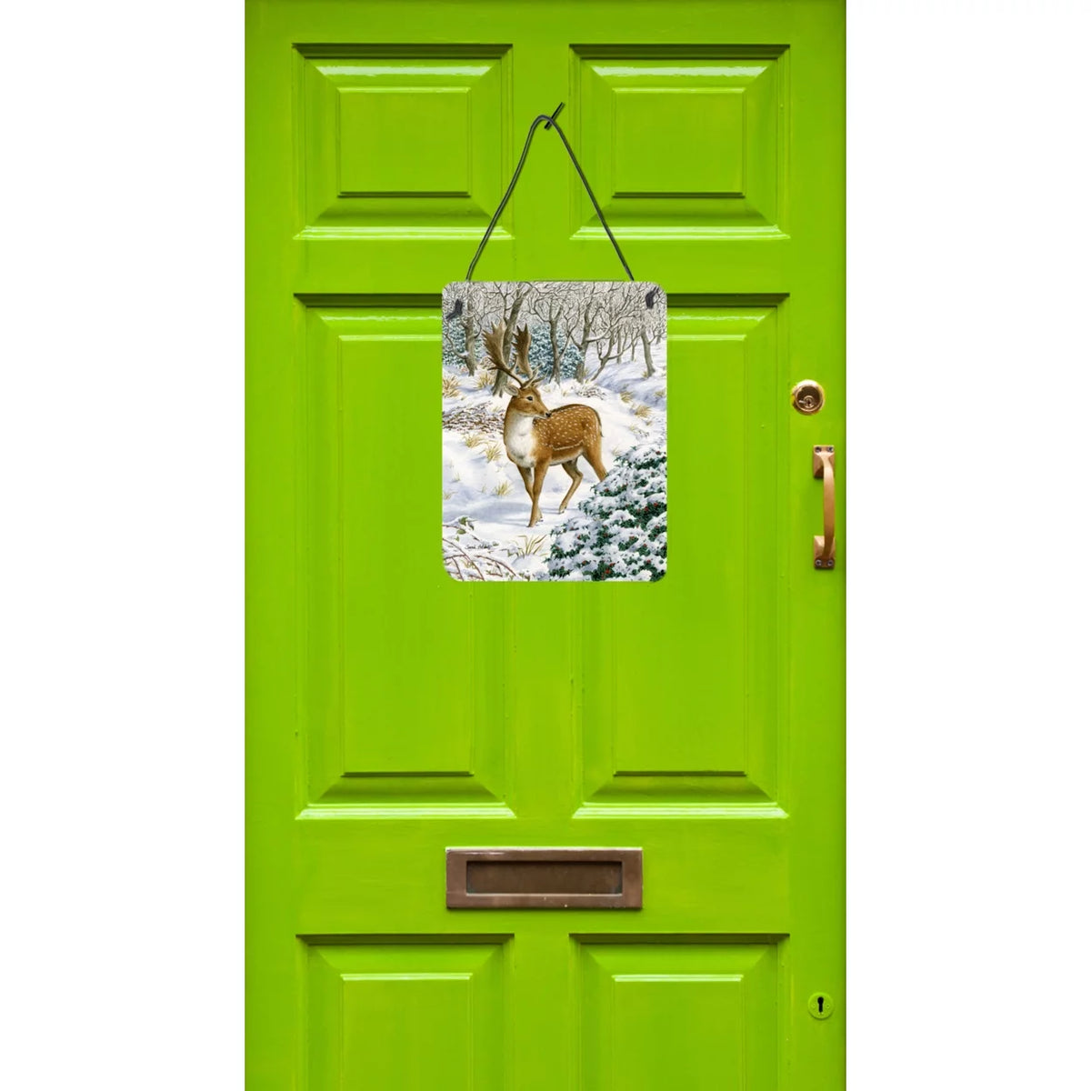 Fallow Buck Deer Wall or Door Hanging Prints 12x16 D717