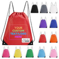 Black Drawstring Backpack 50 Pack D945