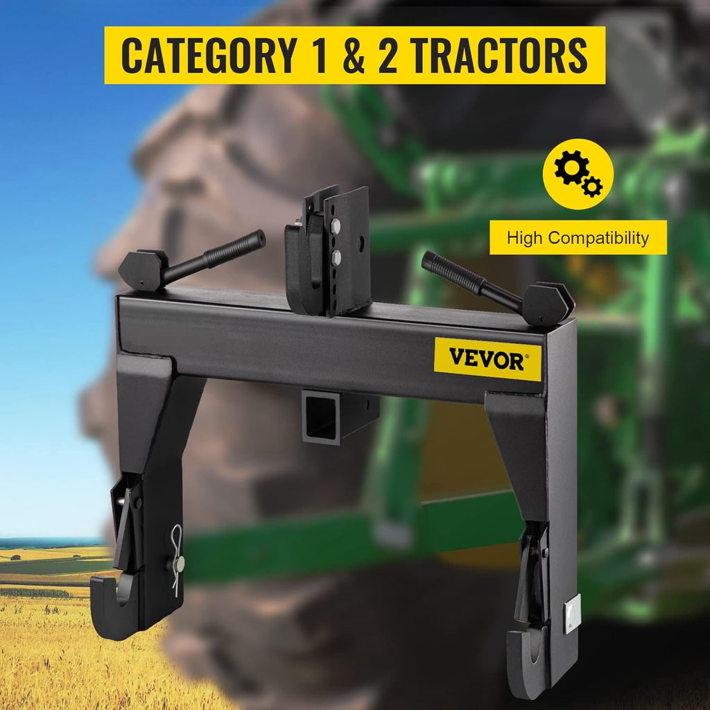 Black 3-Point Quick Hitch V7964