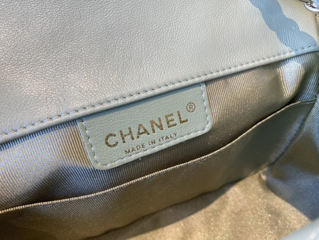 Green Small Flap Bag H4073