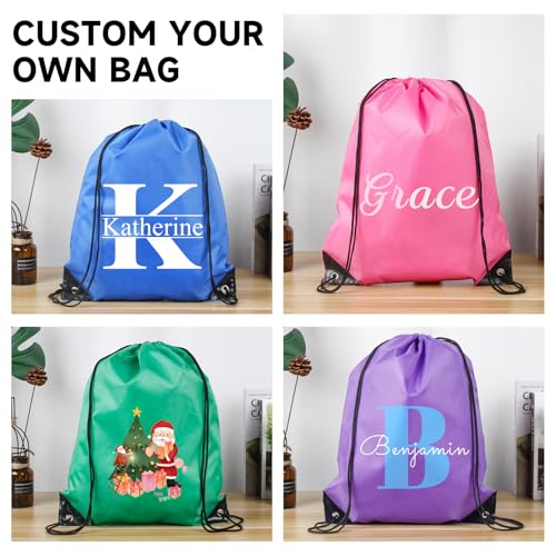 Black Drawstring Backpack 50 Pack D945