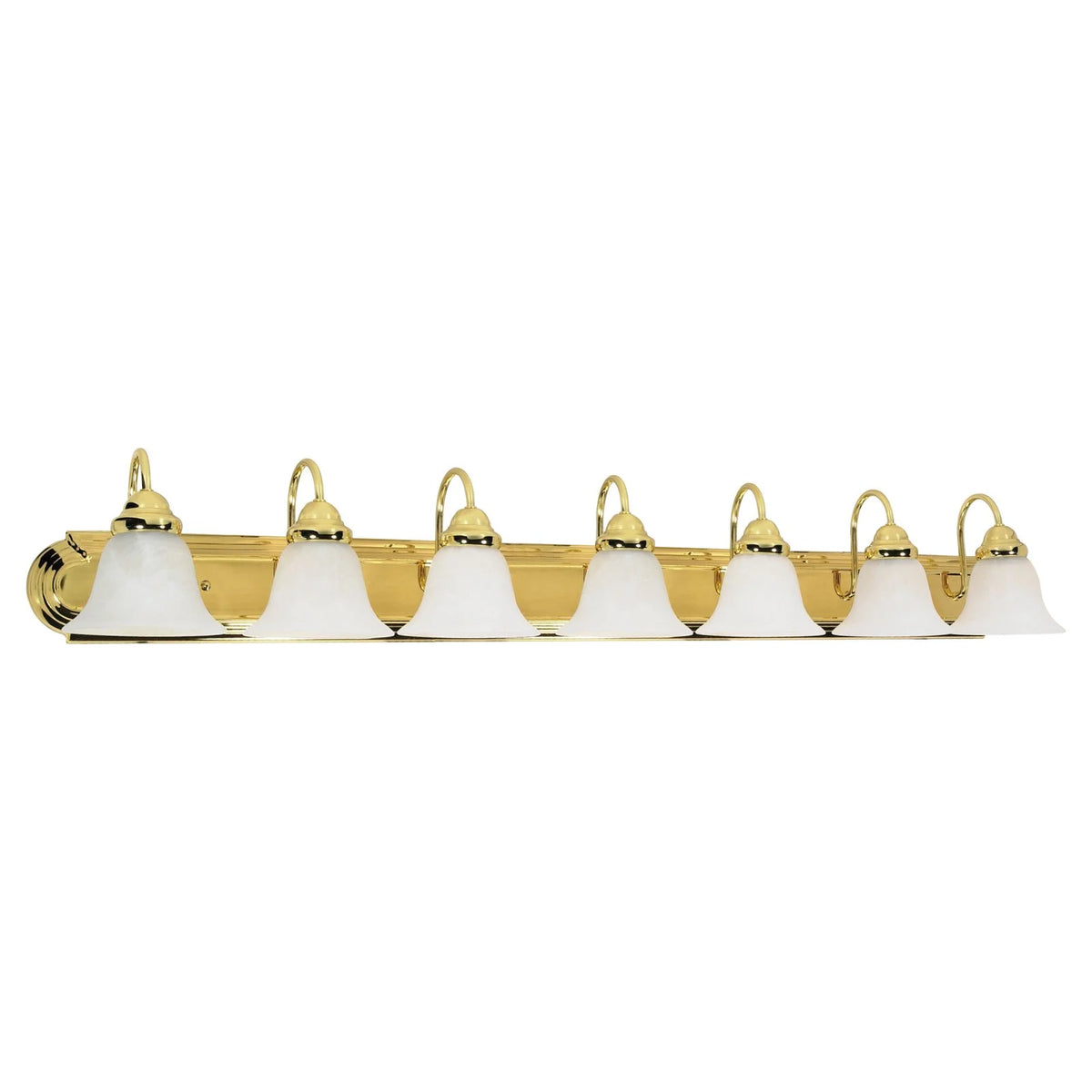 7 Light 48" Wide Bathroom Vanity Light C835009