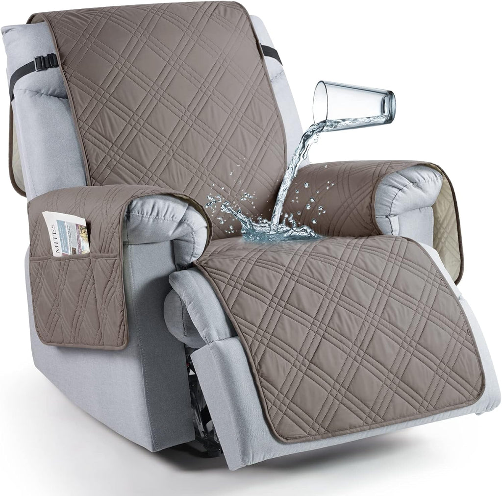 Light Brown Recliner Chair Cover H30915