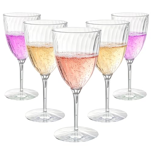 16 Pack 6oz Clear Champagne Flutes B8267