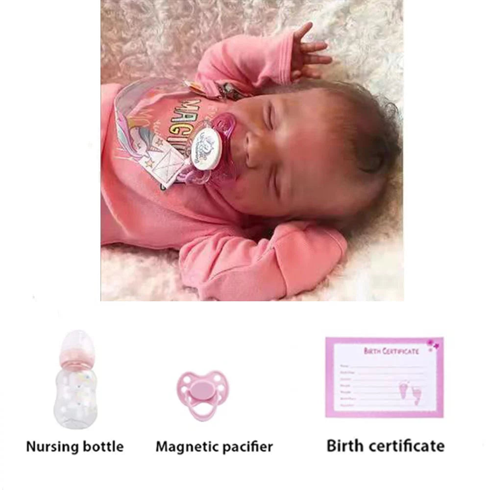 18" Soft Vinyl Silicone Full Body Realistic Newborn Baby Doll S459089