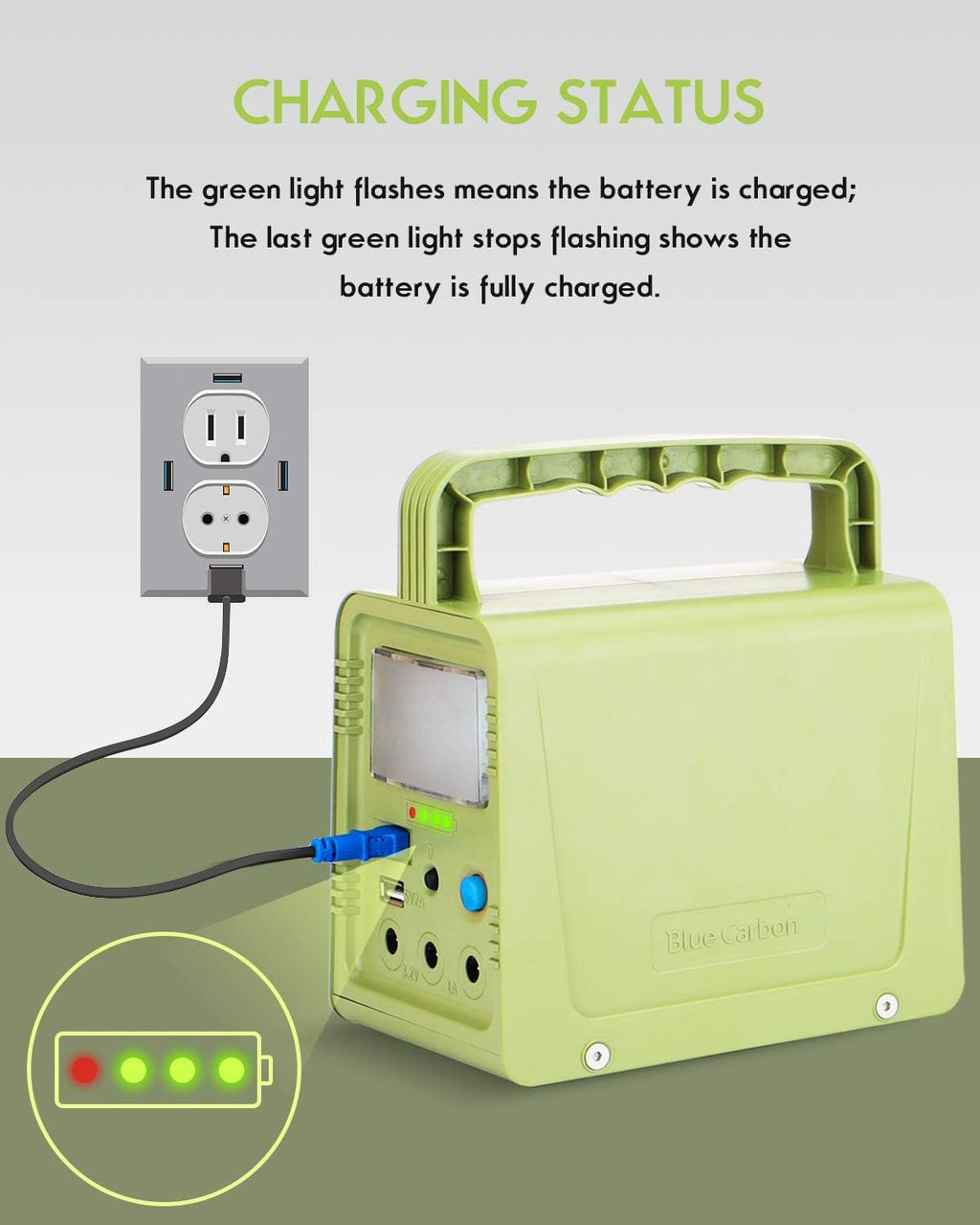 Portable Solar Generator 84Wh with Solar Panel R934