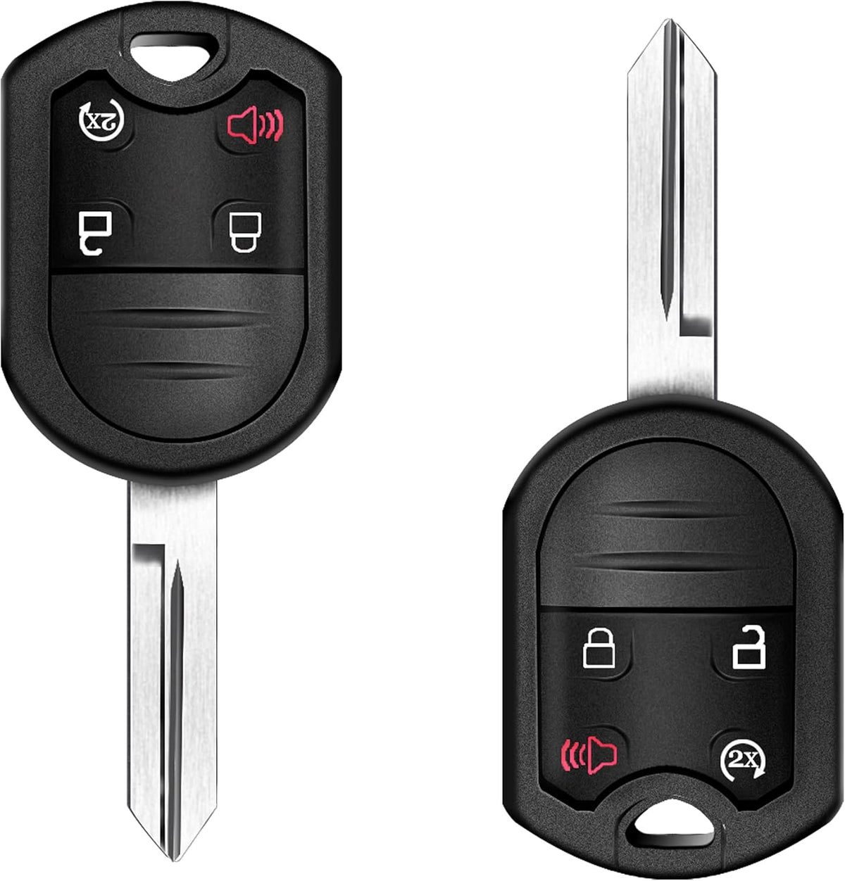 Keyless Entry Remote Car Key Fob Pack of 2 C12466
