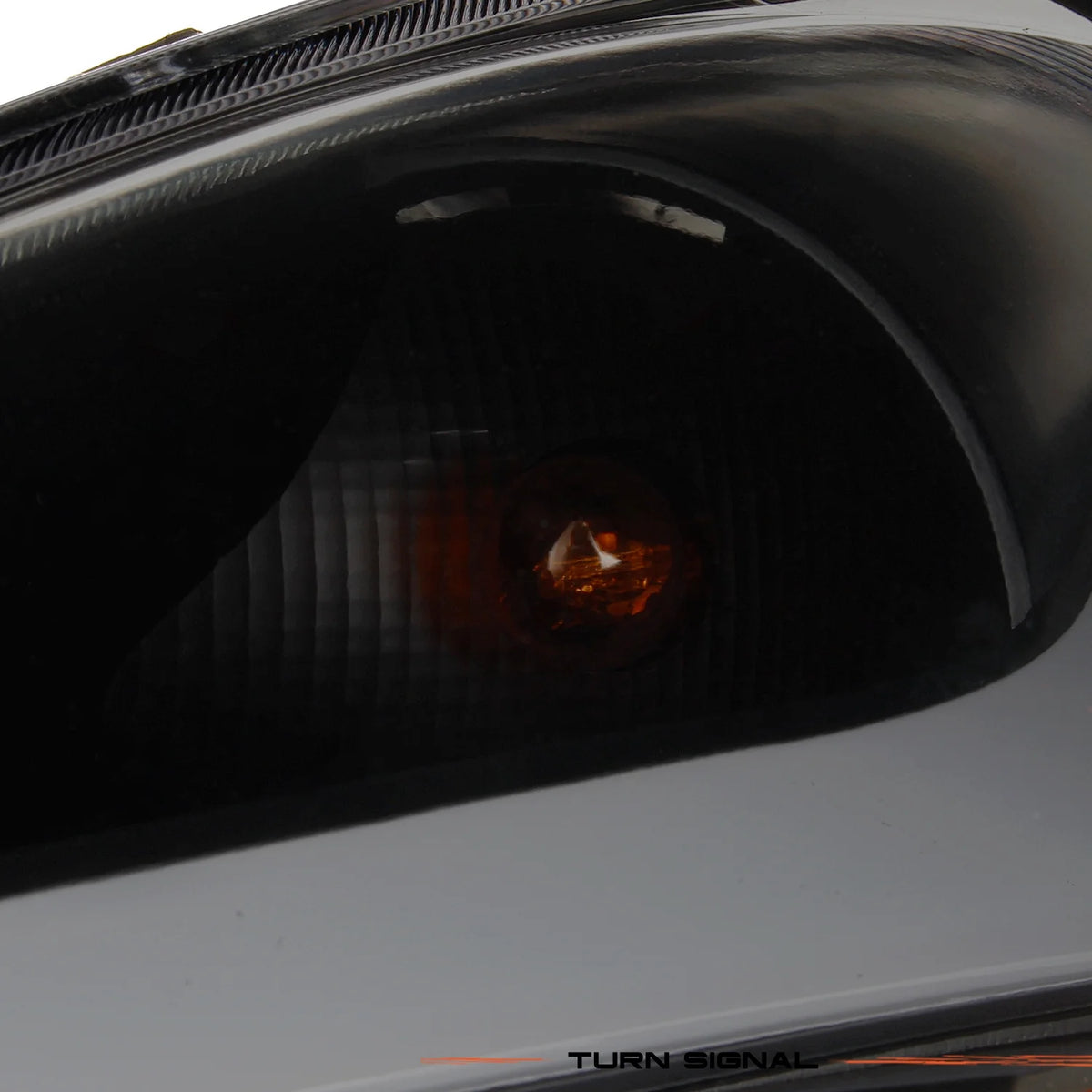 Black Smoked LED Projector Headlights D59260