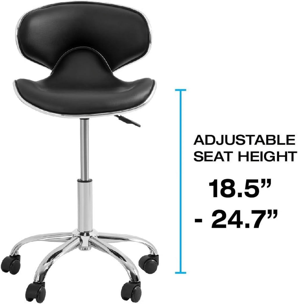 Adjustable Rolling Stool Set Of 2 I6710