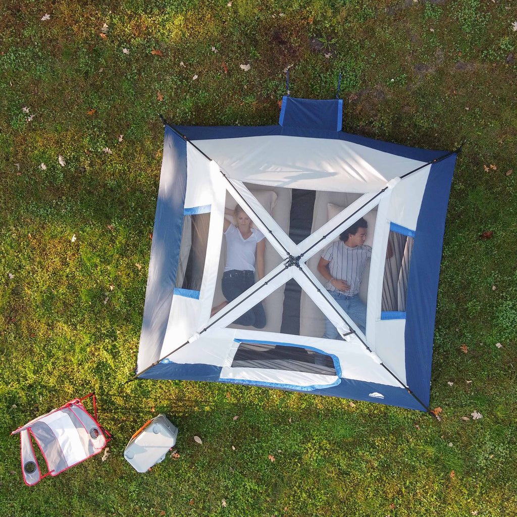 6-Person Instant Cabin Tent with LED Lighted Hub X825003