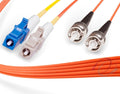 2M Fiber Optic LC to ST Mode Conditioning Patch Cable T806