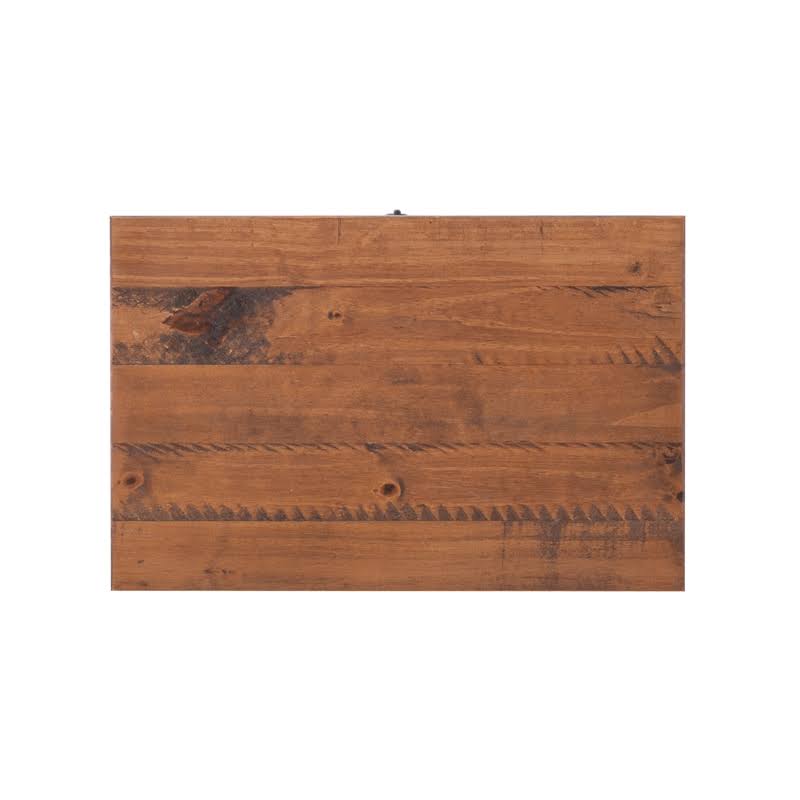 White Distressed Wood Three Drawer Chest I408273