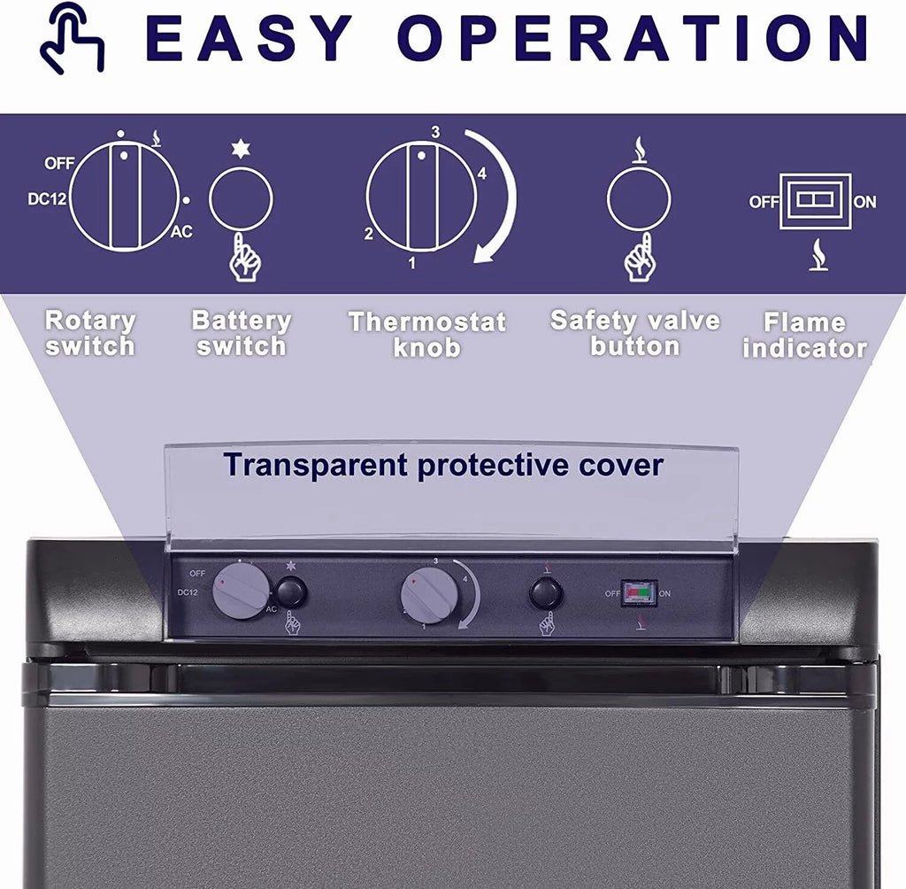 2.1 Cu ft Gas Portable Refrigerator P665613