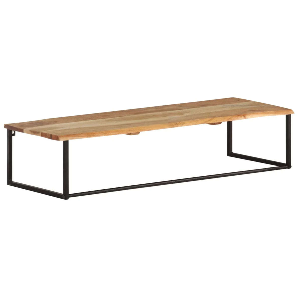 Acacia Wood Wall Mounted Coat Rack with Storage Shelf L919
