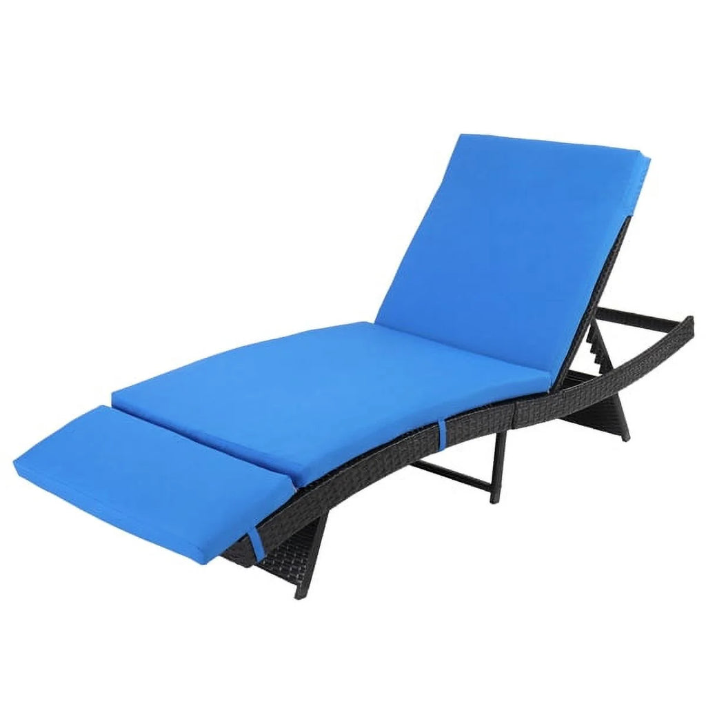 Black Woven Rattan Bed U986
