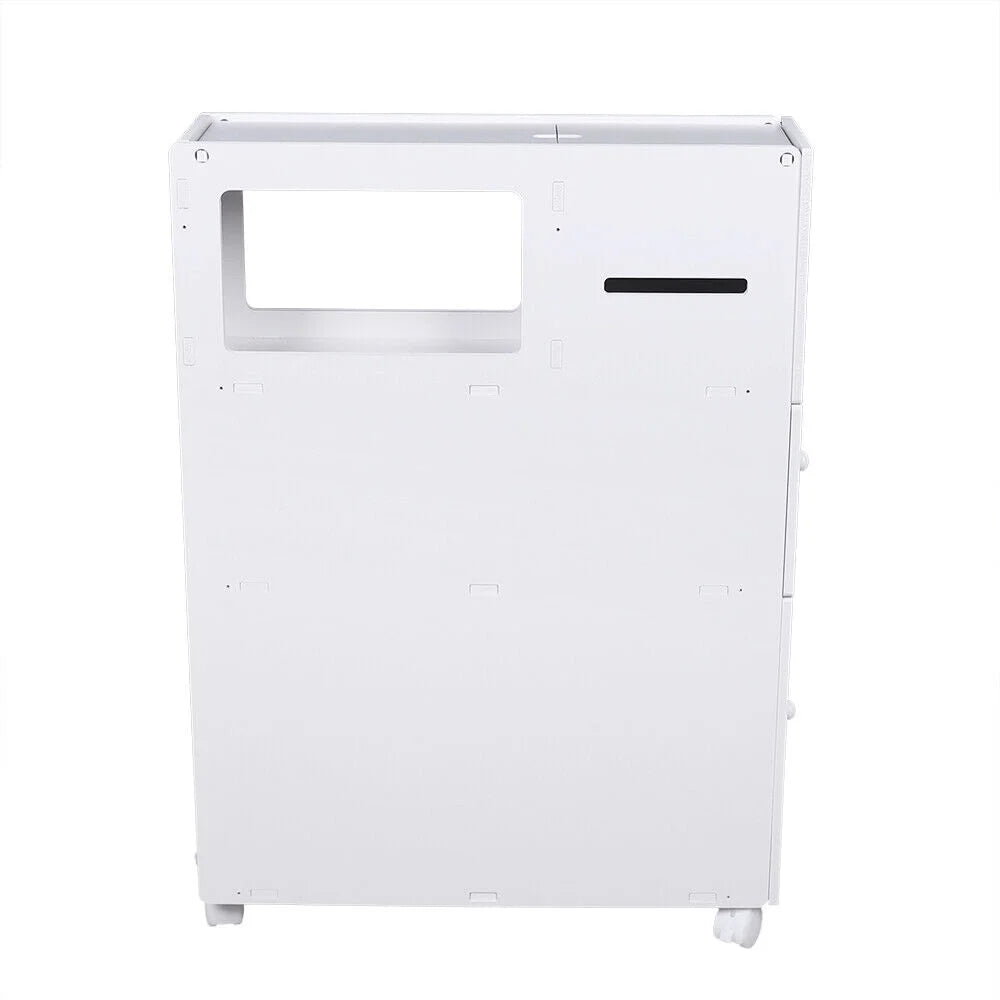 Slim Bathroom Storage Cabinet Floor Standing Organizer Shelves M867704