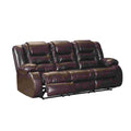 Chocolate Brown Reclining Sofa J235626