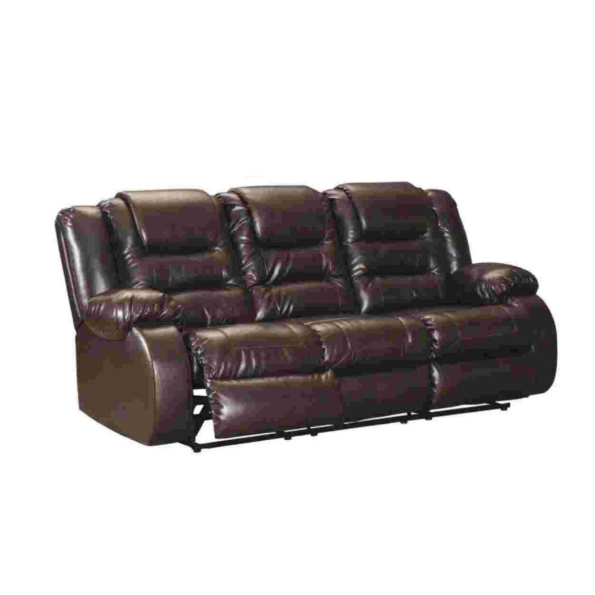 Chocolate Brown Reclining Sofa J235626