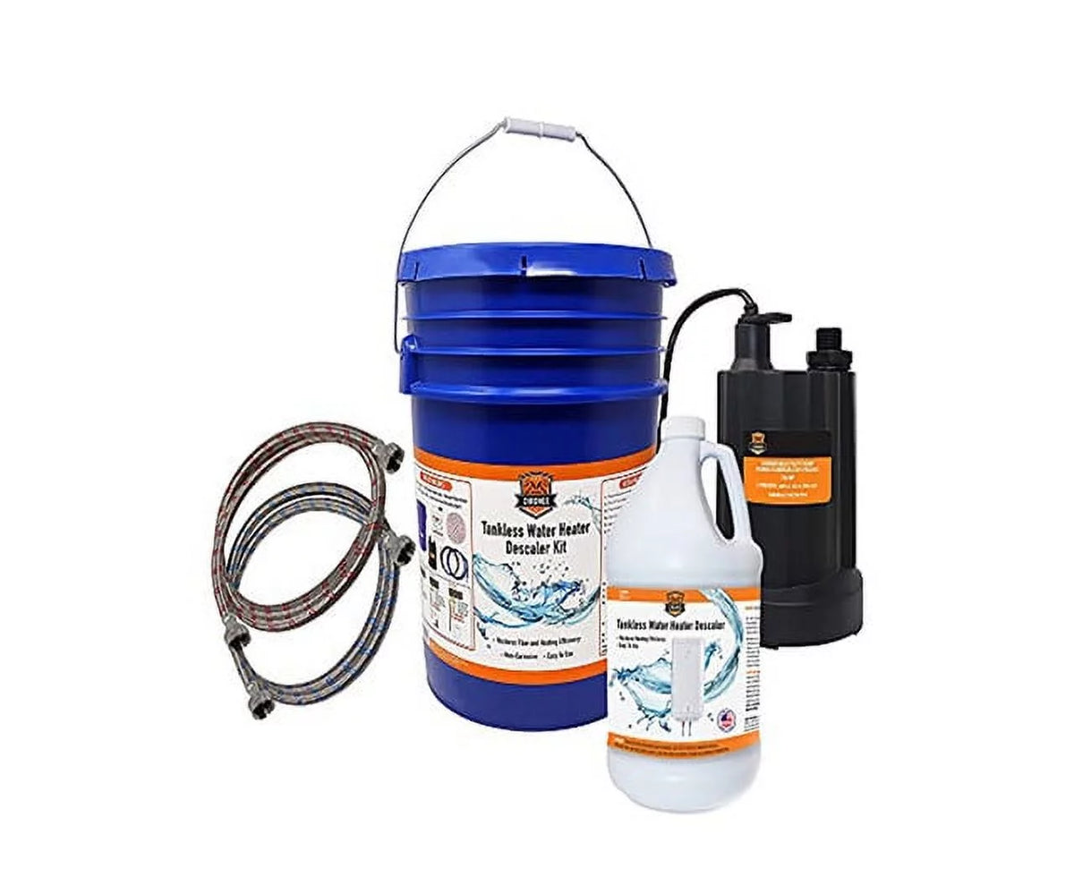 Tankless Water Heater Descaler Kit 128 fl oz Solution U7586