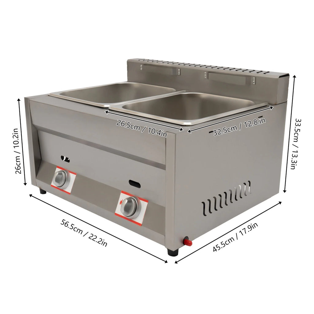 Commercial Gas Fryer Stainless Steel W225733
