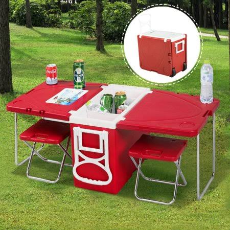 Rolling Cooler with Table and 2 Chairs H26049