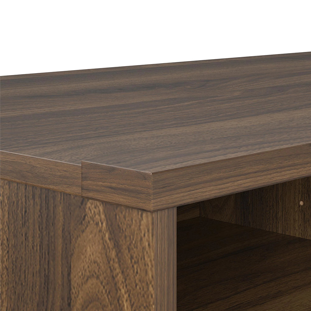 Ivory Oak Electric Fireplace TV Stand I8557