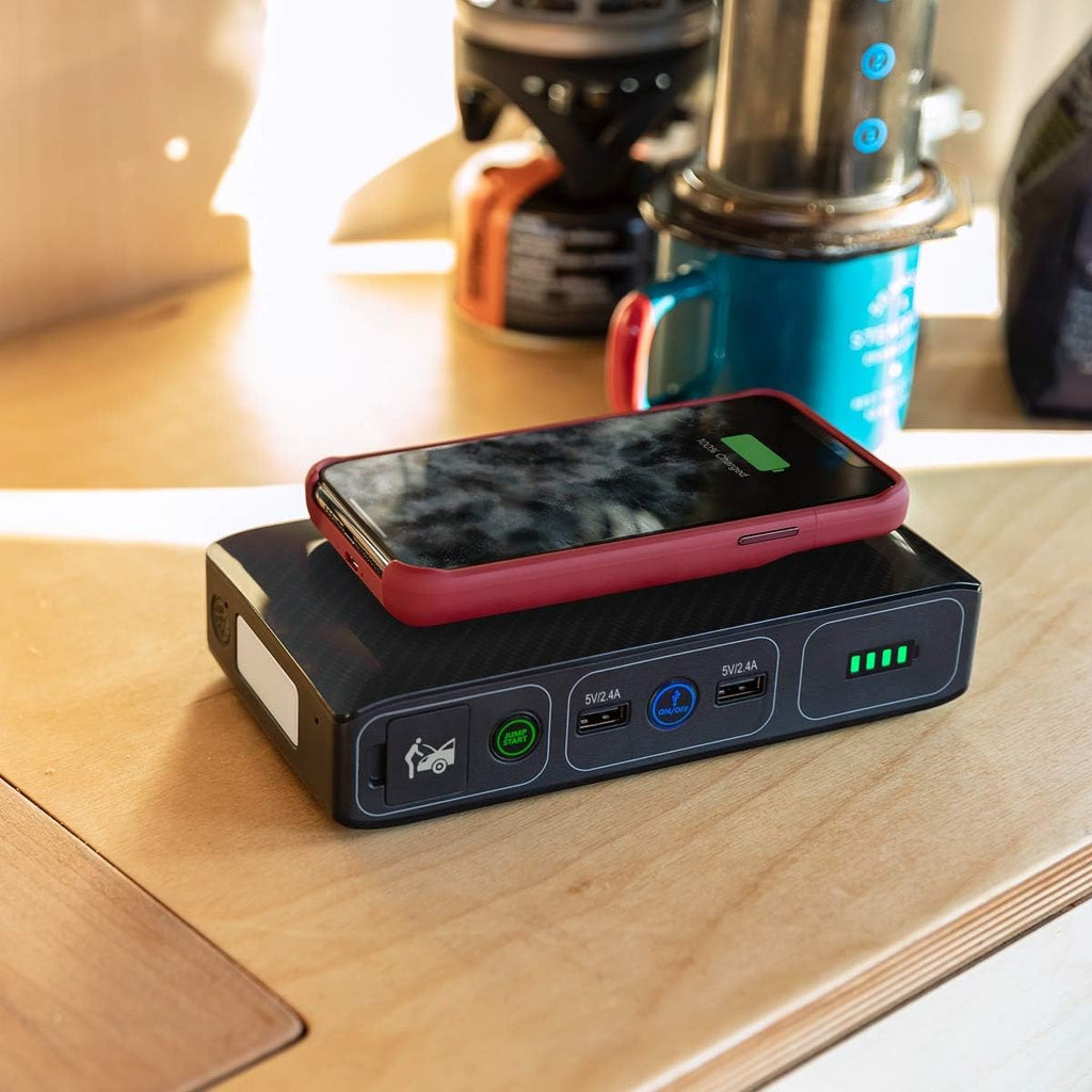 44400 mWh Portable Laptop Power Bank with AC Outlet and Car Charger W19167