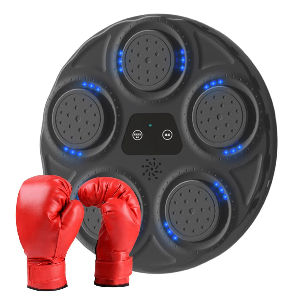 Electronic Boxing Machine Adjustable Punching Pad with Gloves F6707