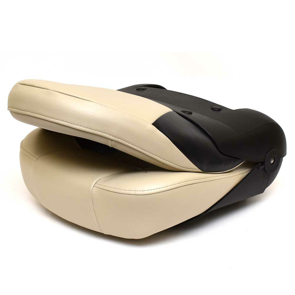 Beige Black Folding Fishing Seat 24 x 18 x 20 Inch Q482