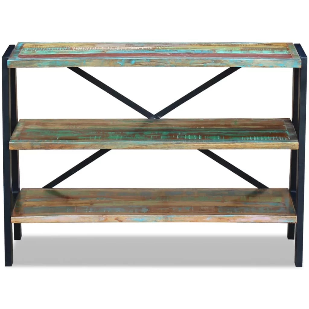 Sideboard 3 Shelves Solid Reclaimed Wood L449