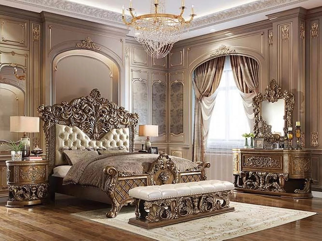 4pc Eastern King Size Bedroom Furniture Set B328229