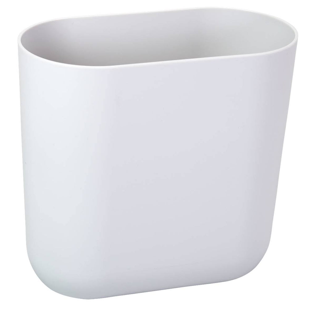 Slim White Waste Can F68638