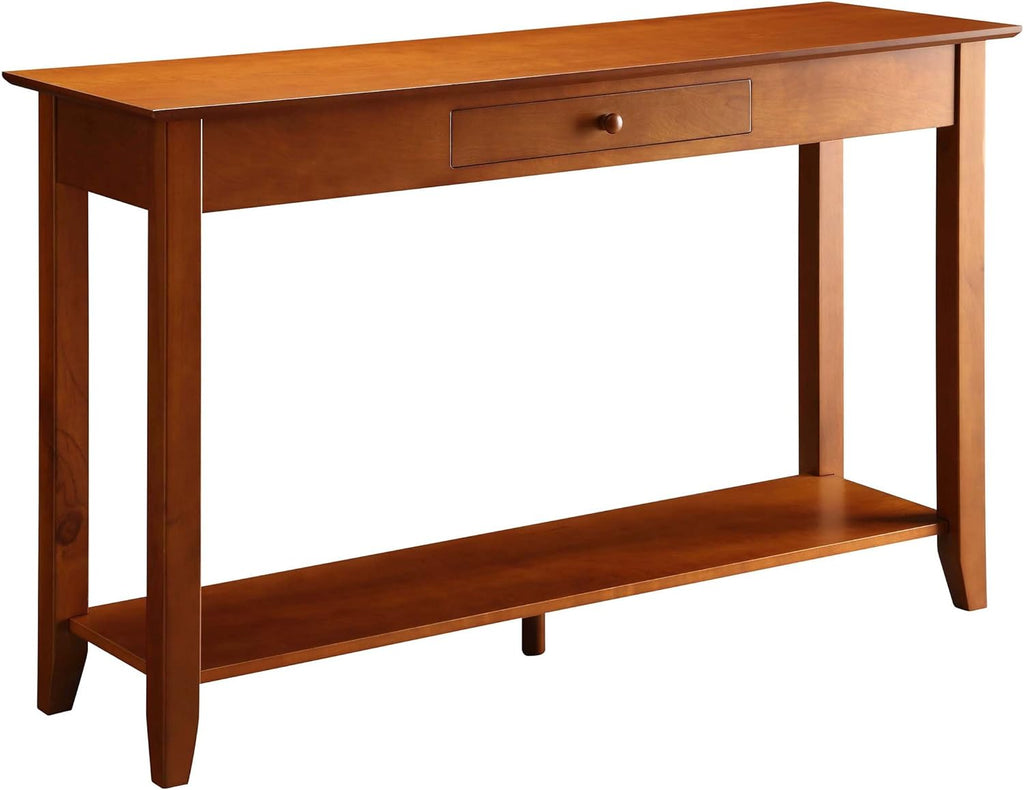 Black Console Table with Drawer N61320