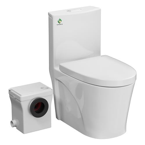 600W Macerating Toilet System with One Piece Toilet Bowl P714324