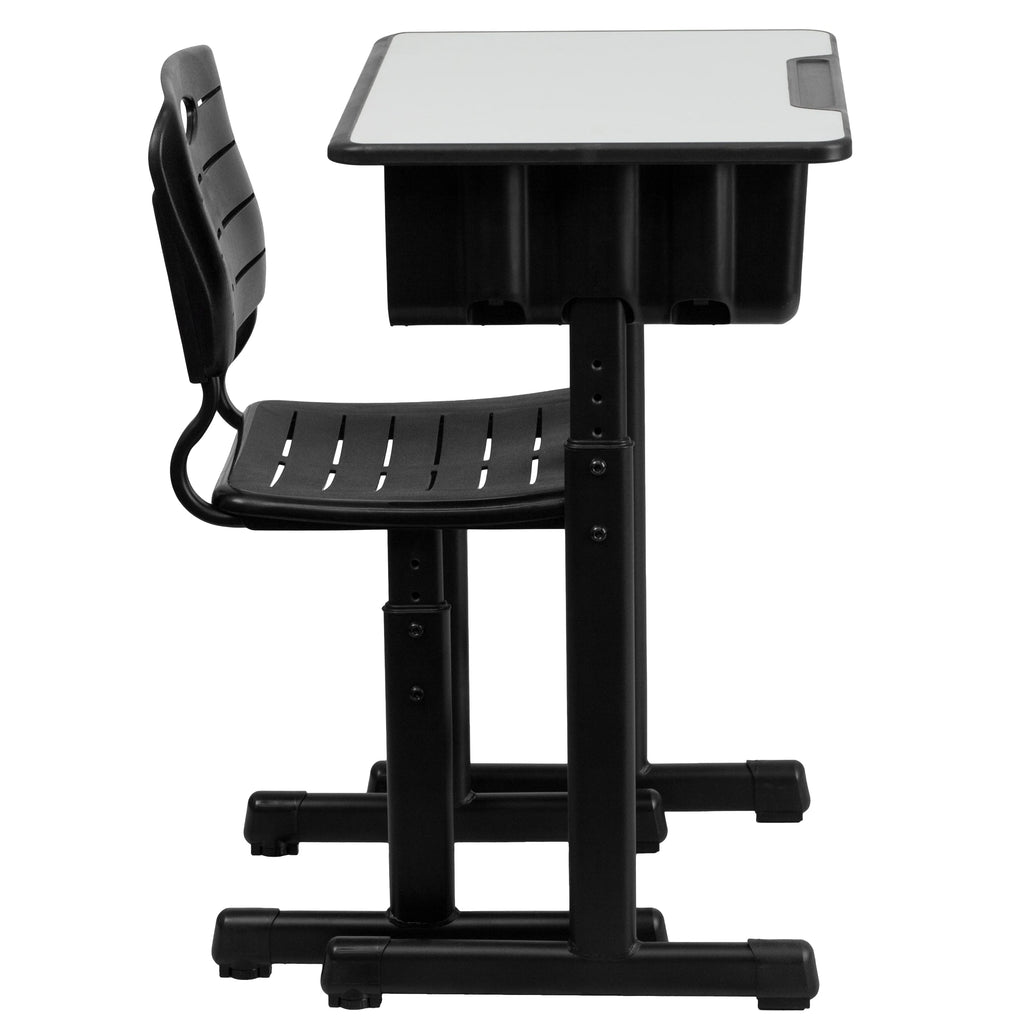 Adjustable Height Student Desk and Chair D56447