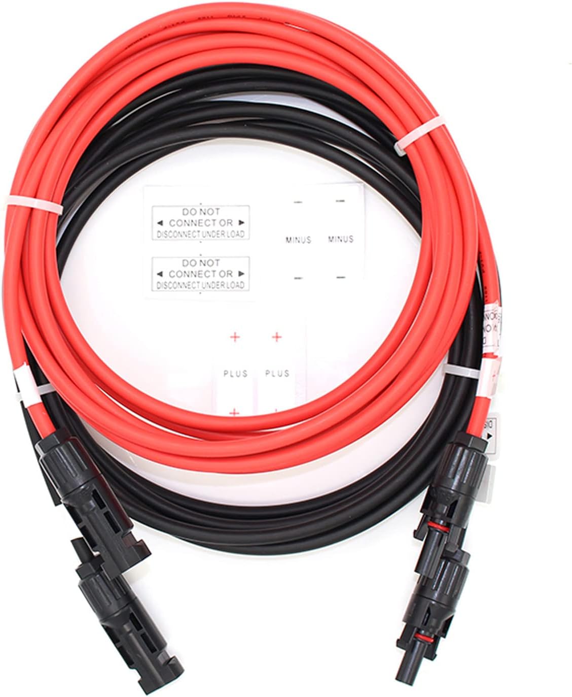 12 AWG Solar Extension Cable 3 Feet 2 PC H270055