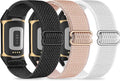 3 Pack Nylon Elastic Adjustable Watch Bands H6773