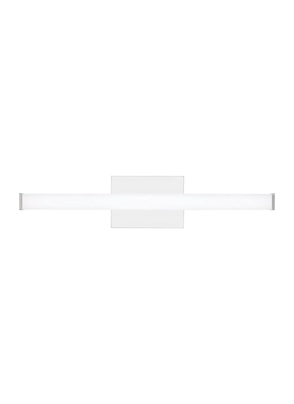 Satin Nickel Square 24 Bath Light B946